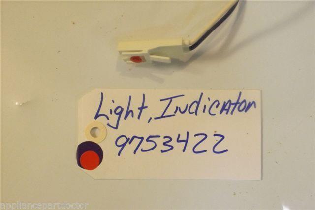 KITCHEN AID STOVE 9753422 Light Indicator USED PART KITCHEN AID STOVE 9753422 Light Indicator USED PART
